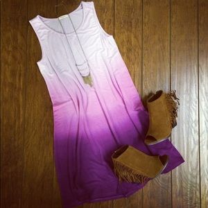Purple Ombré Gameday Dress